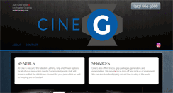 Desktop Screenshot of cineg.com